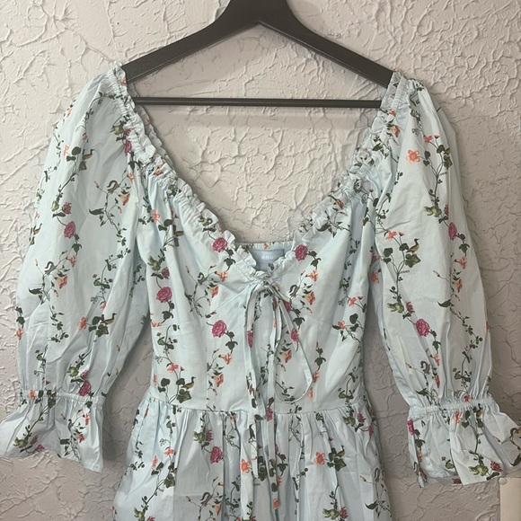 Hill House The Samantha Nap Dress Pond Floral XXS Romantic Garden Tea Party - Picture 4 of 16